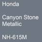 Preview: Honda, Canyon Stone Metallic, NH-615M.